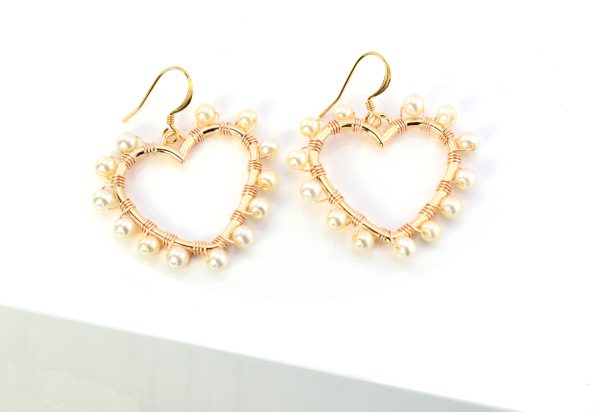 Amelia Wrapped Pearl Earrings