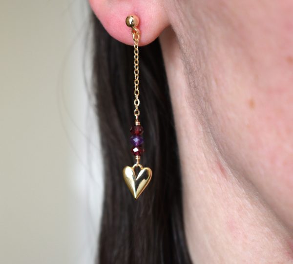 Heart on a String Earrings