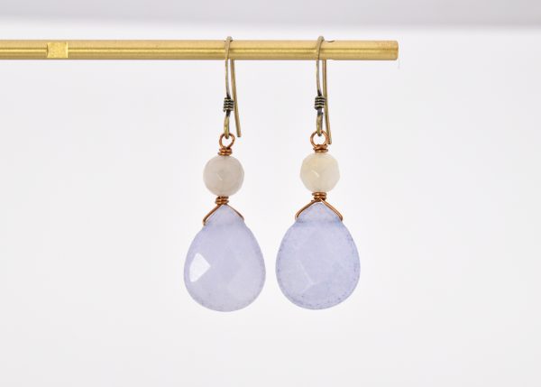 Lilac Gray Earrings