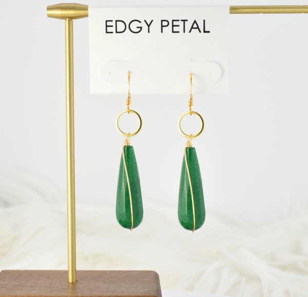 Emily Elongated Drop Earrings